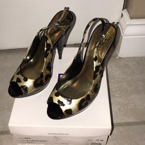 Bakers leopard Kate heels
